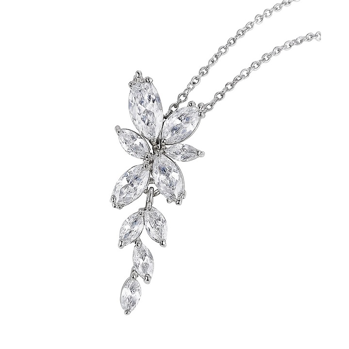 Colier mireasa Zirconia Diamond design