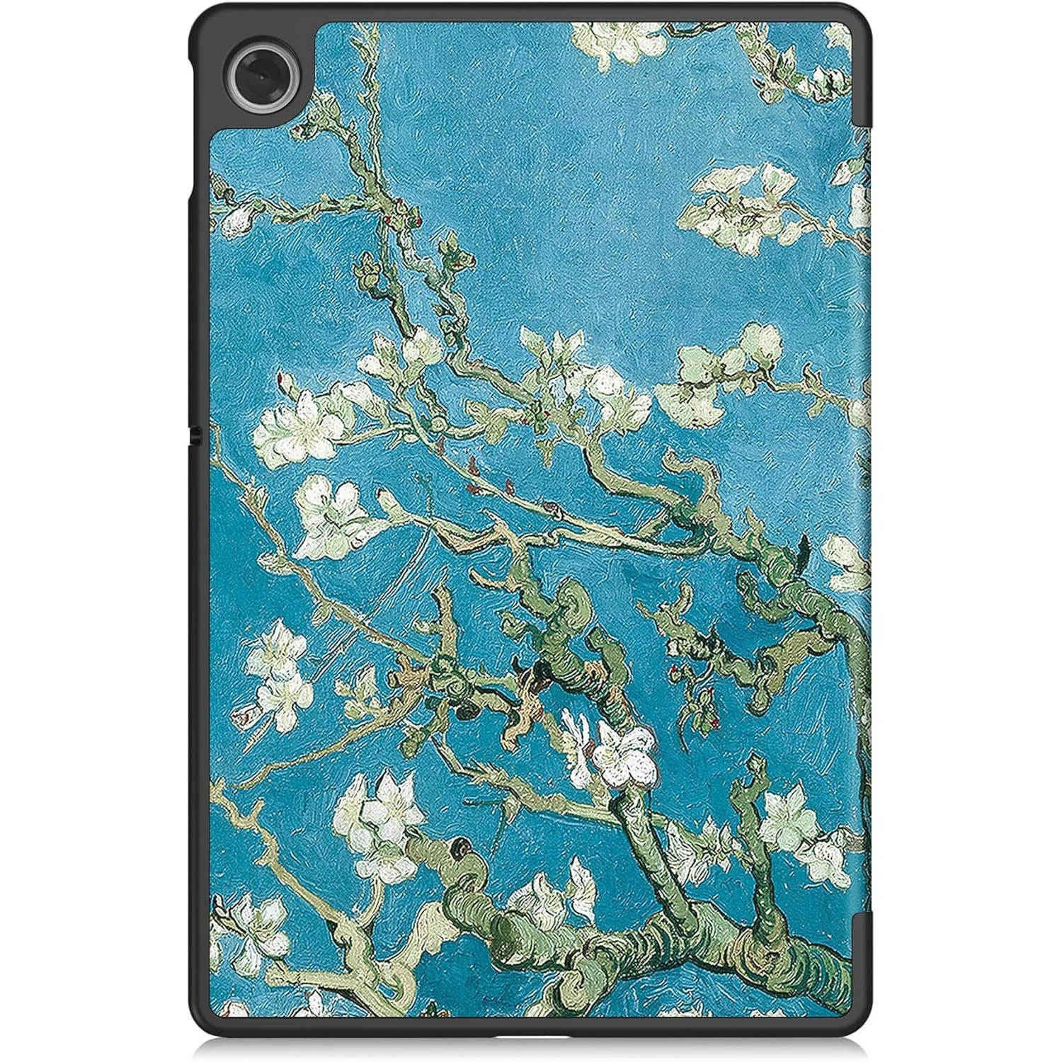 Husa Sigloo pentru tabletă Lenovo Tab 10.1", Piele Ecologică, Slim, Tri-Fold, model Painted Tree