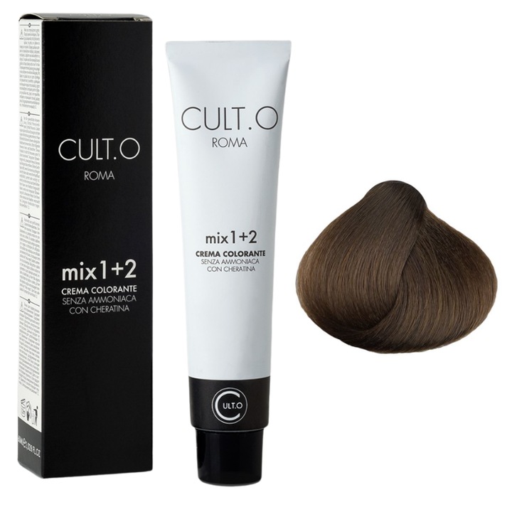 Professzionális tartós hajfesték - 6.31 homok árnyalat (Hamvas és Arany) 60ml, mix 1+2, Cult.O, Faipa