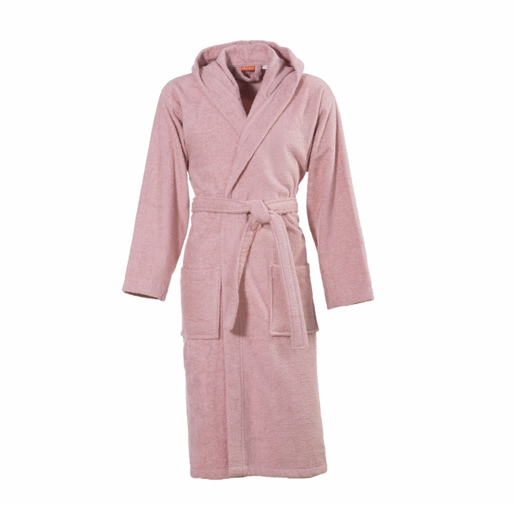 Halat baie bumbac Shawl Collar Comfort Rose S