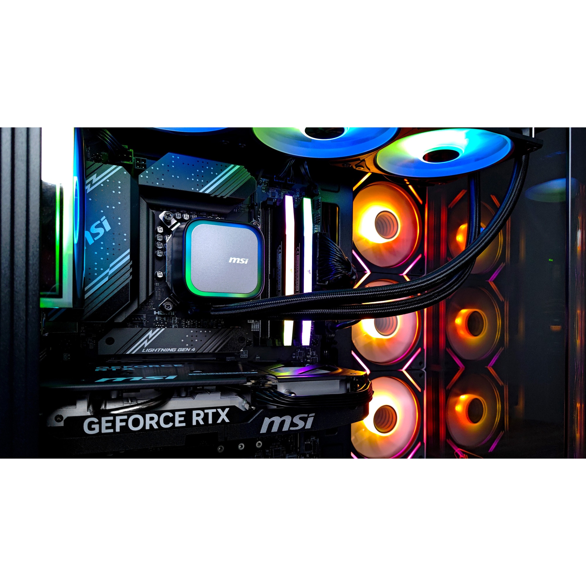 Sistem Desktop PC Gaming A+ Powered by MSI cu procesor Intel® Core