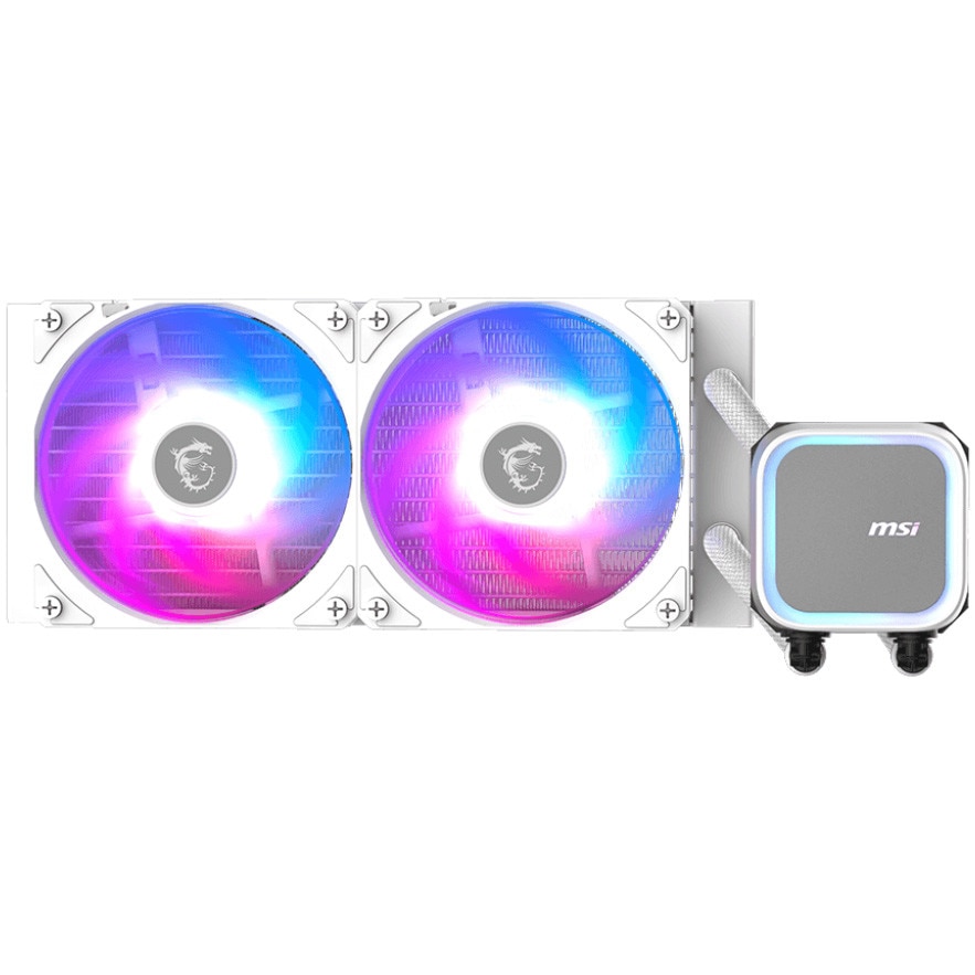 Cooler Procesor MSI MAG CORELIQUID 240R V2 WHITE, compatibil Intel