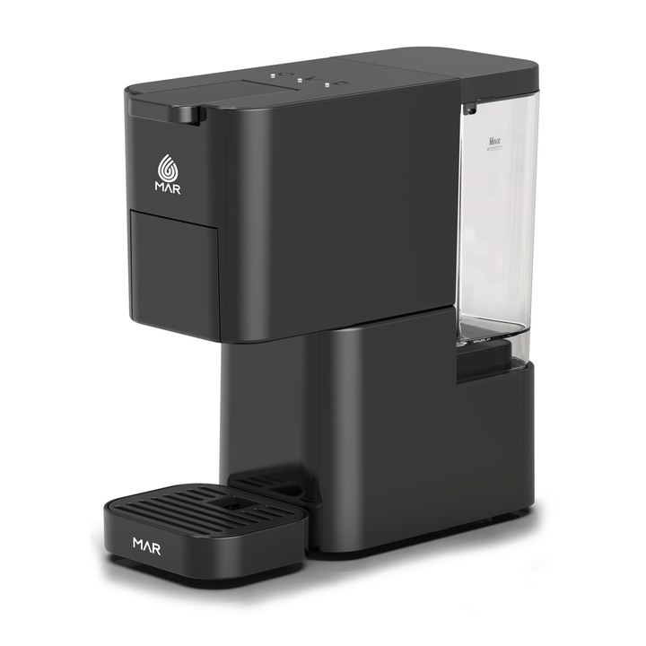 Еспресо машина за мляно кафе и капсули 8в1 MAR MR1004, 1450W, 19 бара, 0.6L