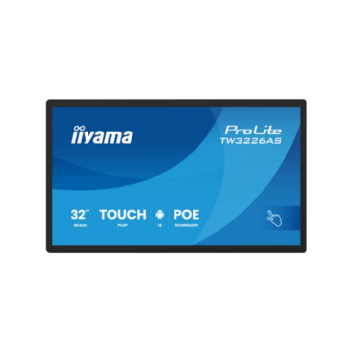 Ecran Profesional IIYAMA 31.5" VA LED, Full HD 1920x1080, HDMI, Boxe, Touchscreen Negru