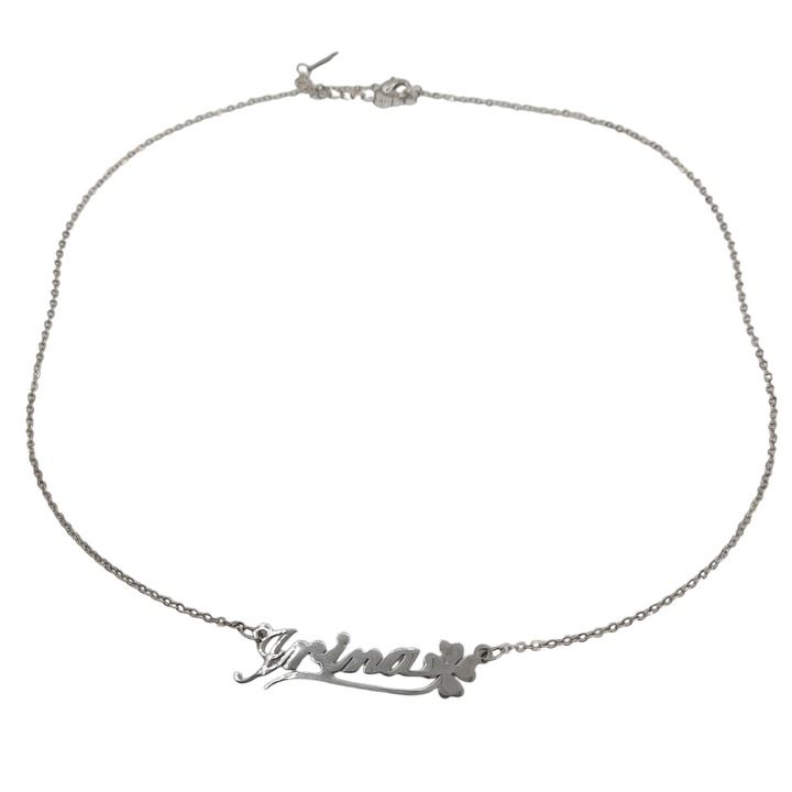 Lant Inox cu nume Irina 45 cm lungime cu extensie 5 cm Artemis