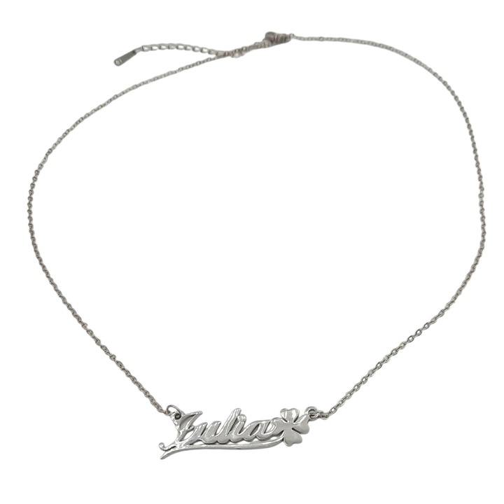 Lant Inox cu nume Iulia 45 cm lungime cu extensie 5 cm Berta
