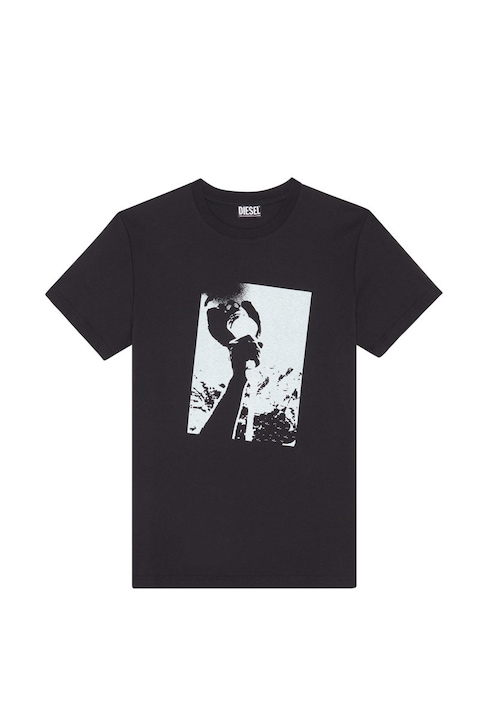 Tricou bărbați Diesel, model T-DIEGOR-C4, bumbac 100%, negru, mărime S