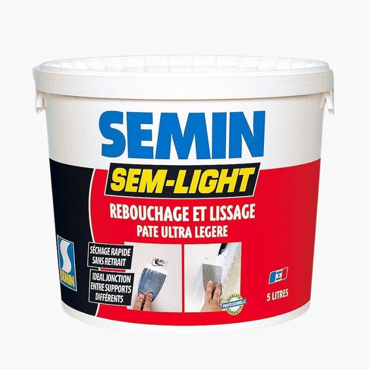 Chit ultra usor pentru reparatii SEMIN SEM LIGHT, 5l