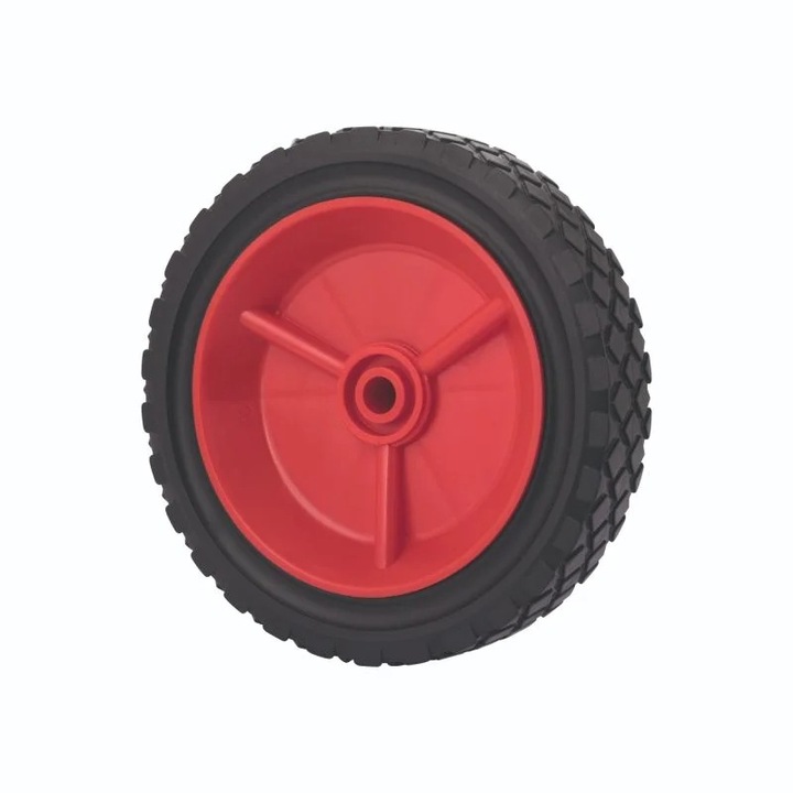 Roata Fixa Cu Ax Diametru 175mm Cauciuc Plin Negru Capacitate 50kg Pentru Carucior Shopiens®