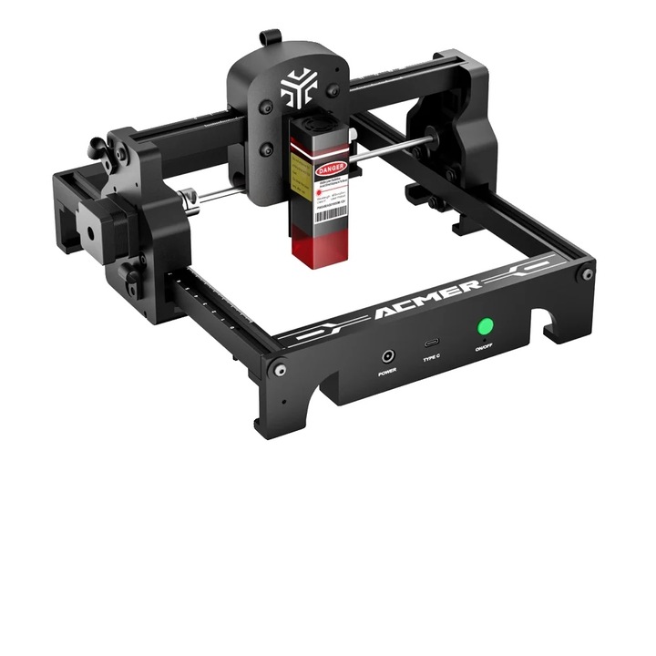 Gravor lézer, S1 2.5W, hordozható kivitel, nagy pontosság, 130x130mm, 2kg
