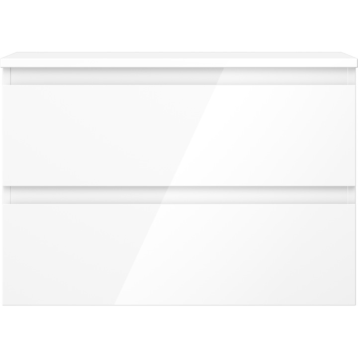 Dulap baie sub chiuveta Mexen Orio, 70x46x47cm, 2 sertare, alb lucios