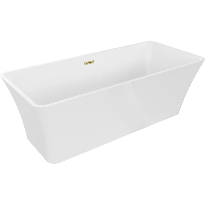 Mexen Tonia cada spatiu 170 x 75 cm, alb, suprapunere aurie periata - 52171707500-55