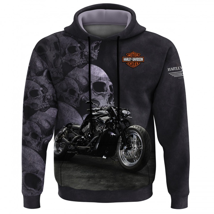Hanorac copii Harley Davidson 111.51, maneca lunga, multicolor