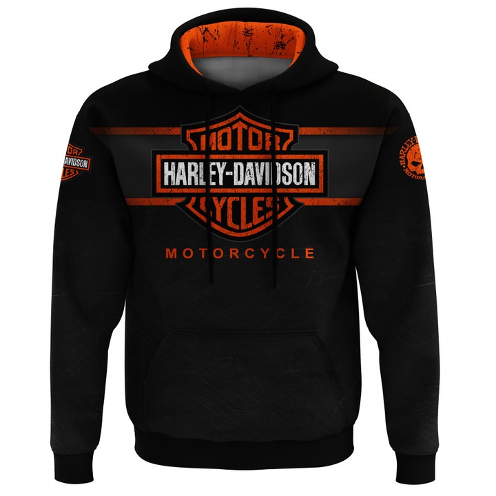 Hanorac copii Harley Davidson 111.54, maneca lunga, multicolor