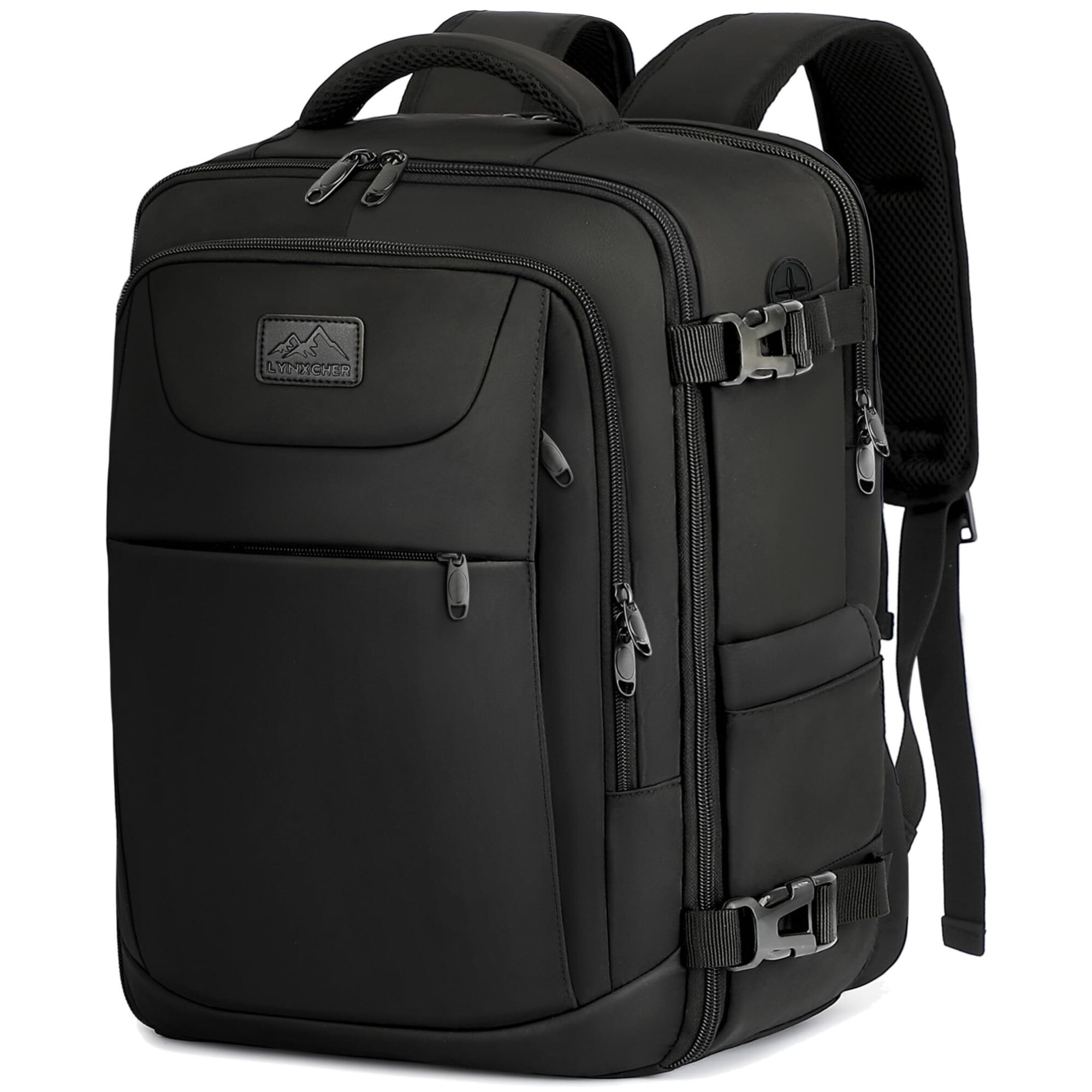drukyl様 Rucsac de laptop LYNXCHER, 40x20x25cm, negru, pentru avioane, 14