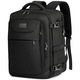 Rucsac de laptop LYNXCHER, 40x20x25cm, negru, pentru avioane, 14 inch