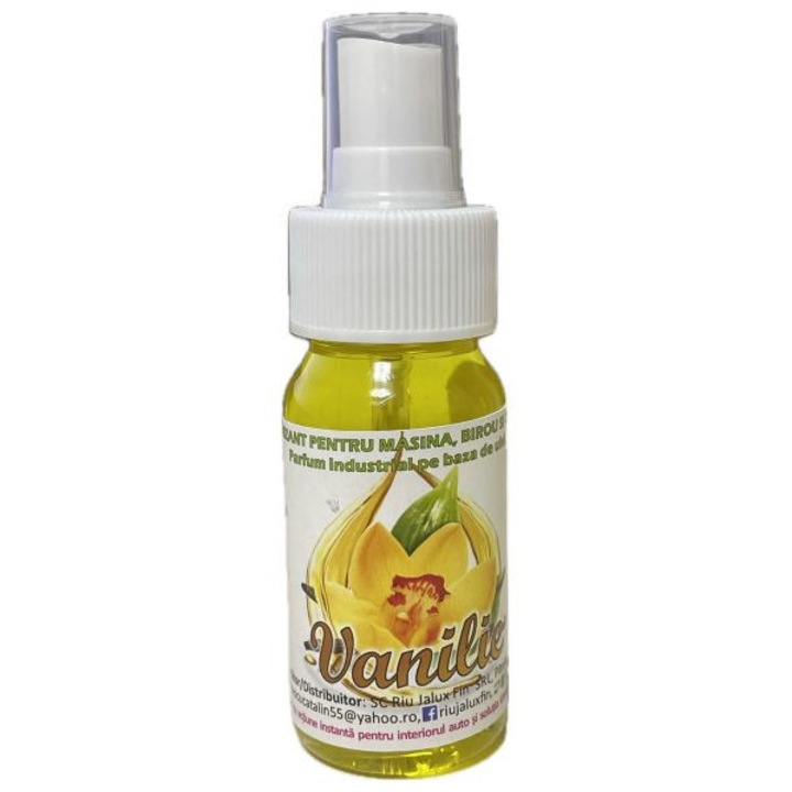 Vanília illatú olaj alapú légfrissítő 50 ml, szórófejjel és kupakkal