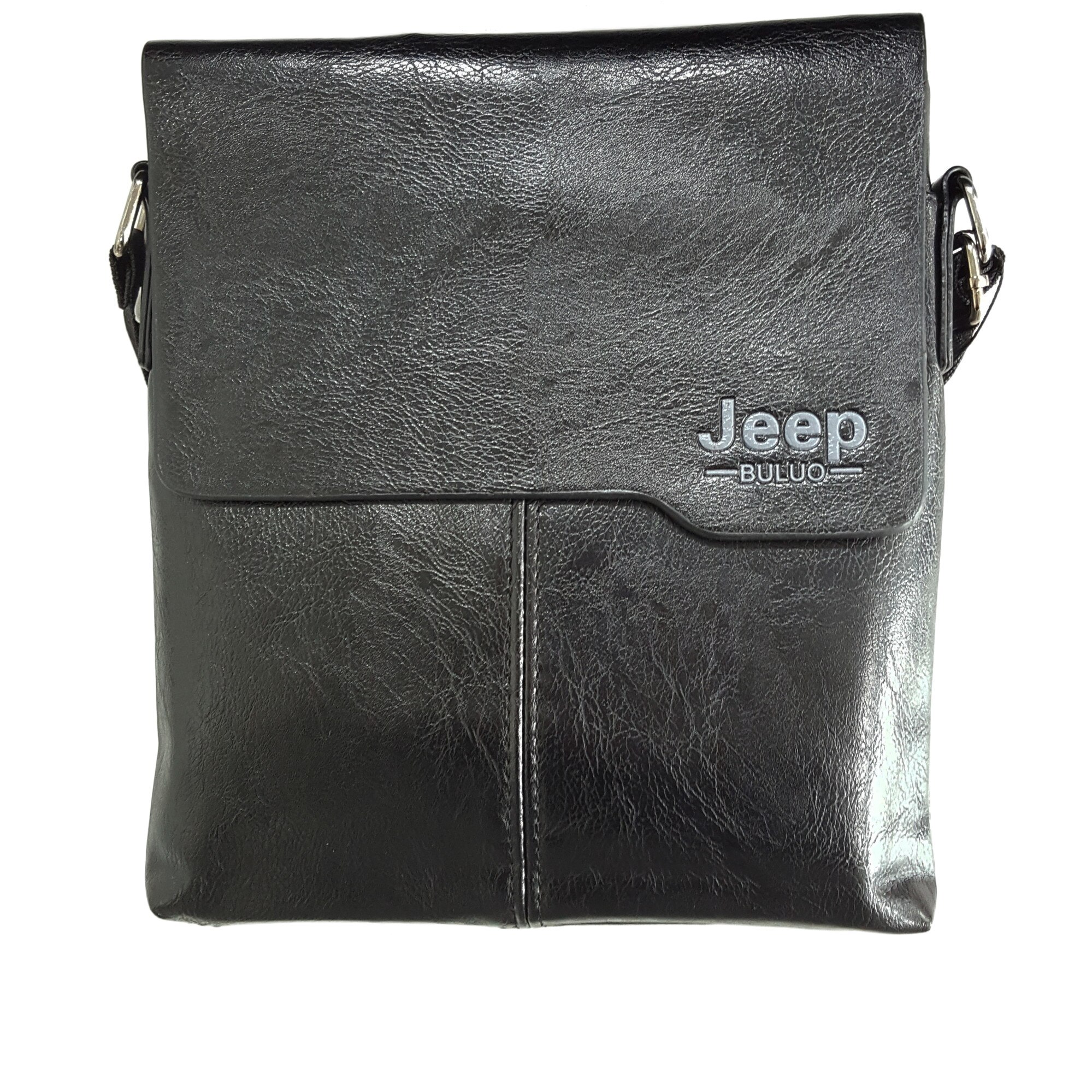 Genti de umar Barbat BIGTIME BT-1303-1, Еco din piele, 20х18, Negru