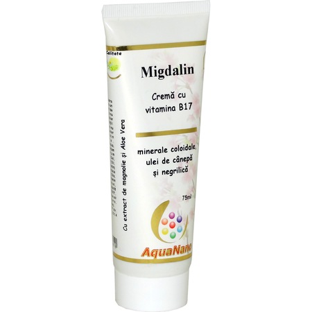 Crema De Corp Aquanano Migdalin Cu Vitamina B17 Si Minerale Coloidale 75ml Emag Ro