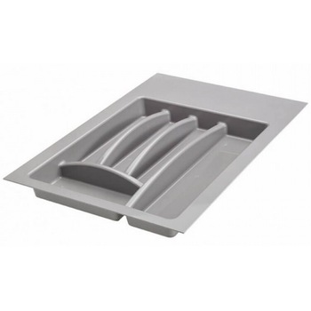 Suport organizare tacamuri, gri aluminiu, pentru latime corp 450 mm, montabil in sertar bucatarie Suport organizare tacamuri, gri aluminiu, pentru latime corp 450 mm, montabil in sertar bucatarie