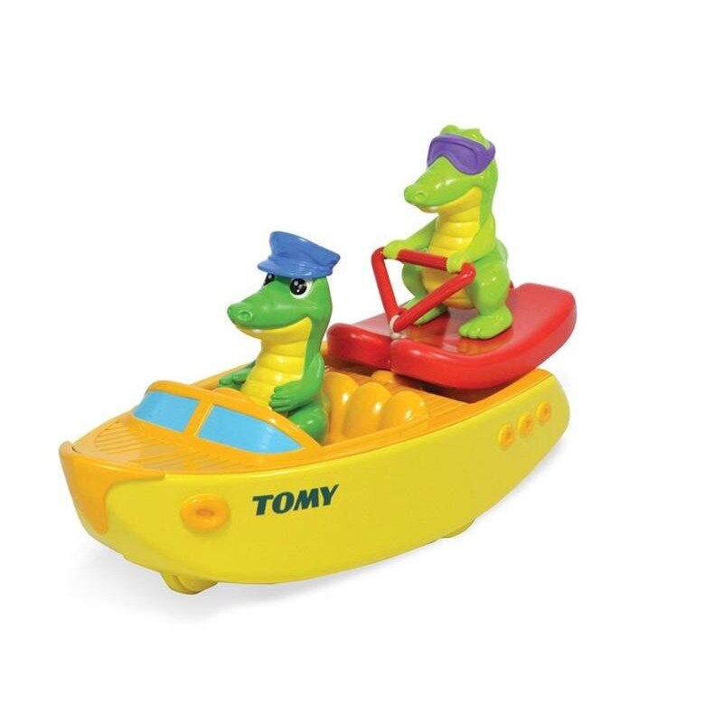 Jucarie de baie Ski Boat Croc