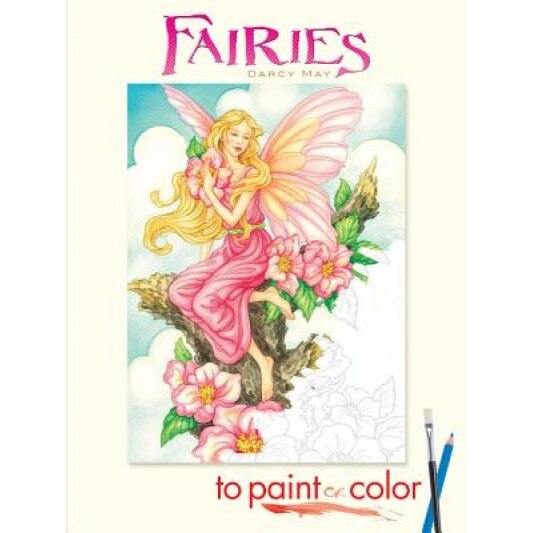 Fairies to Paint or Color, Darcy May
