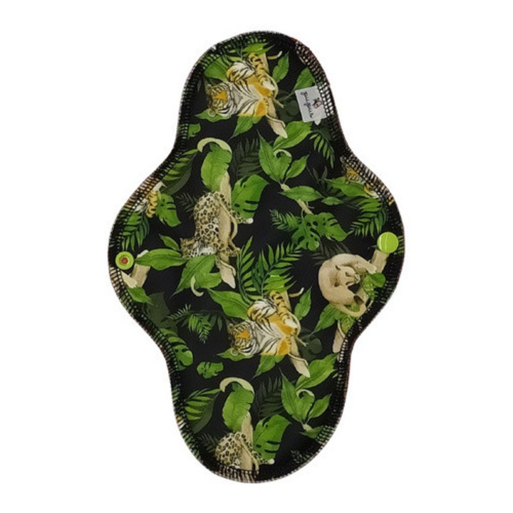 Дамска превръзка от плат, размер L - ДИВИ КОТКИ