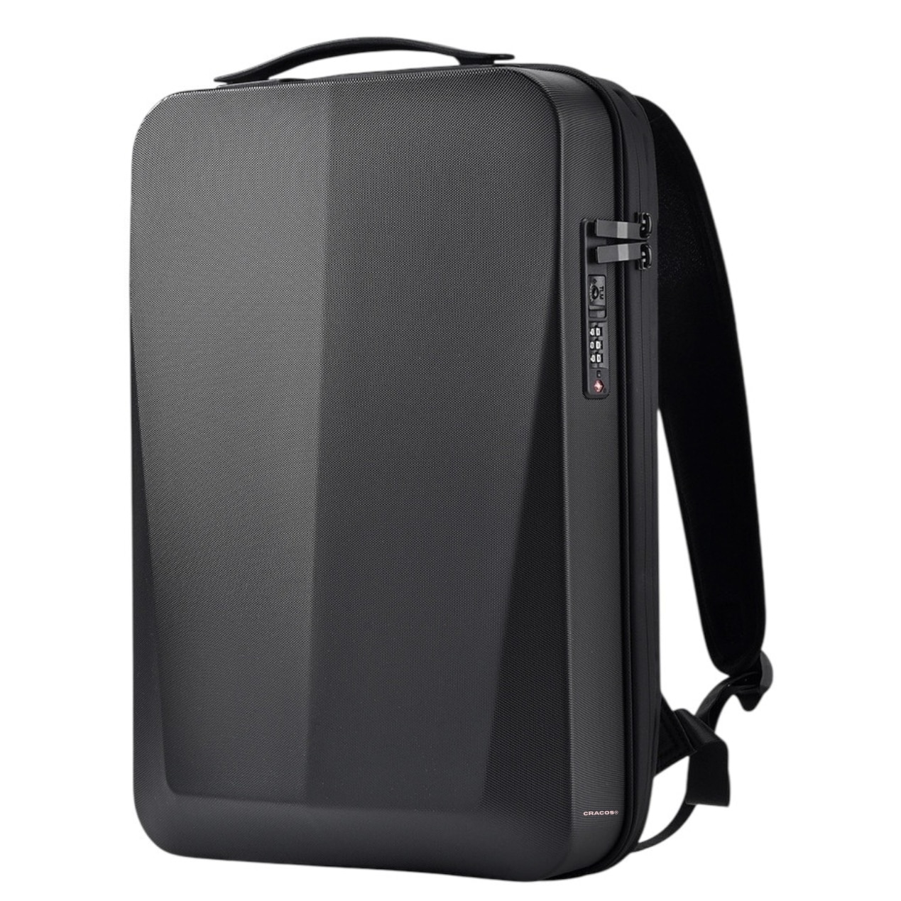 Rucsac business, CRACOS, antifurt, impermeabil, port USB, 15.6", negru, 45x9x30cm