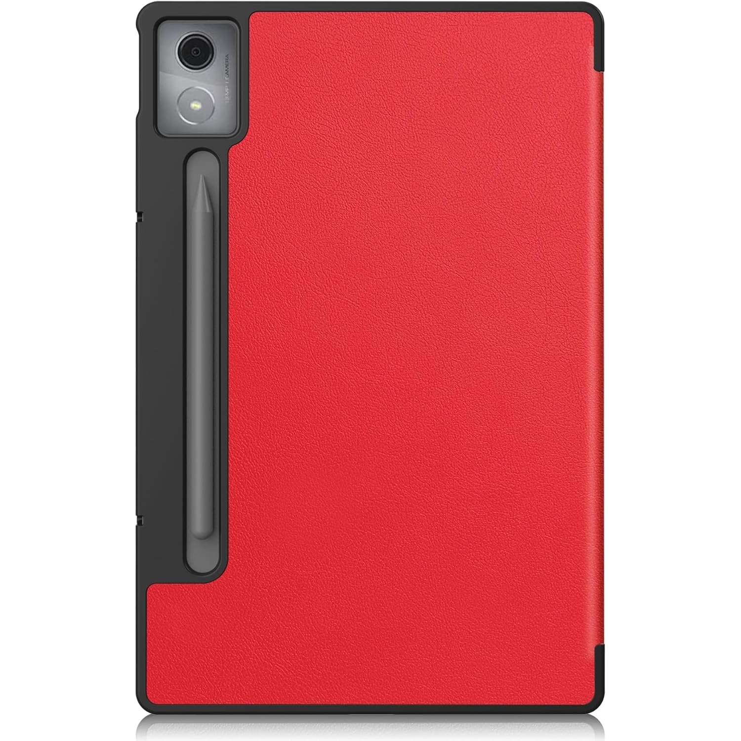 Husa Sigloo pentru Lenovo Idea Tab Pro 12.7", Slim, Tri-Fold, Piele Ecologica, Rosu