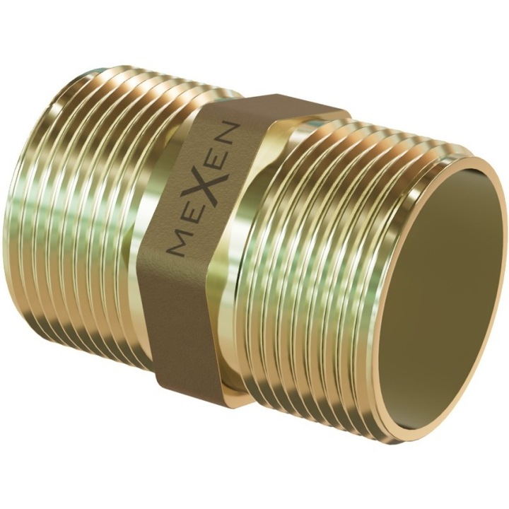 Niplu din alamă Mexen 1/2" GZ x 1/2" GZ - W97404-1212