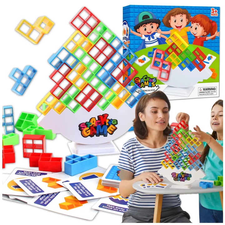 Joc educativ, Edibazzar, Multicolor, 64 buc