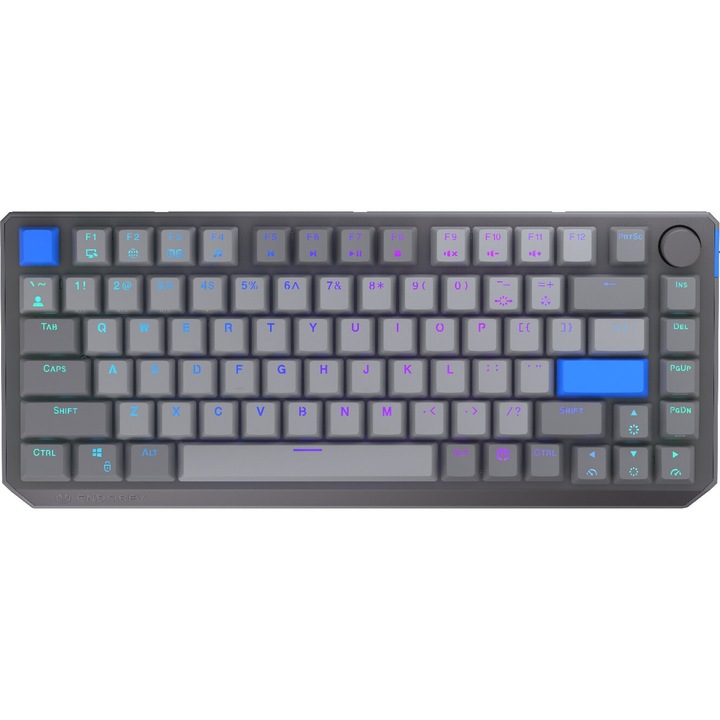Tastatura ENDORFY Thock V2 75 Wireless, gaming, negru