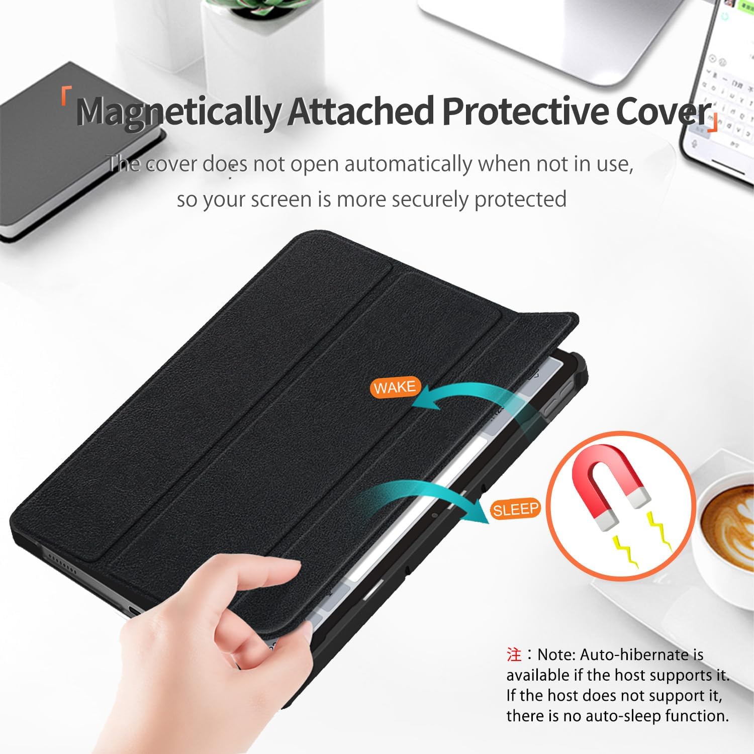 Husa Sigloo pentru tableta Lenovo Idea Tab Pro 12.7" – Slim, Tri-Fold Magnetic, Piele Ecologica, Stand Reglabil, – model Star Night