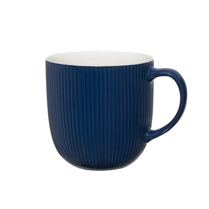 Cana AMBITION Curly, 360ml, portelan, bleumarin