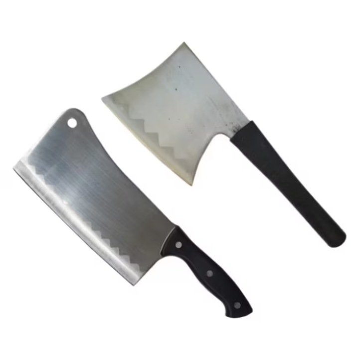 Set 2 satar profesionale VICTINY, otel inoxidabil și otel carbon, 35x23cm și 38x17cm, antiderapant