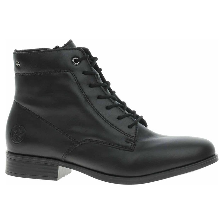 Botine dama Rieker 77030-00, negru, Negru