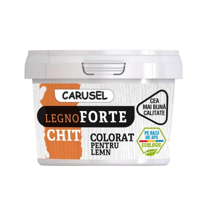 Chit acrilic colorat pentru reconditionare lemn, stejar, 0.4 kg