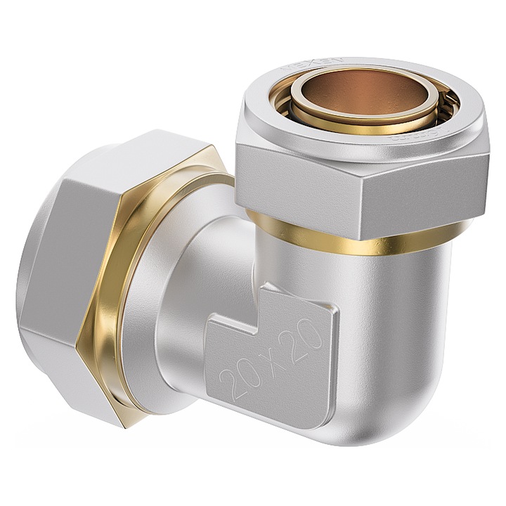 Mexen PEX 20x16mm menetes szűkítő könyök, vízvezeték-szereléshez