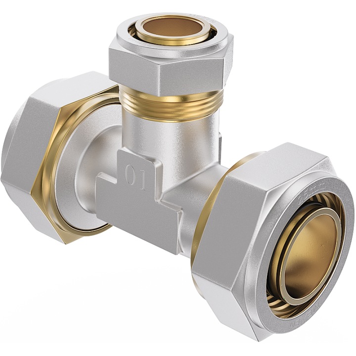 Mexen PEX-S szűkítő T-idom, 25x16x25mm