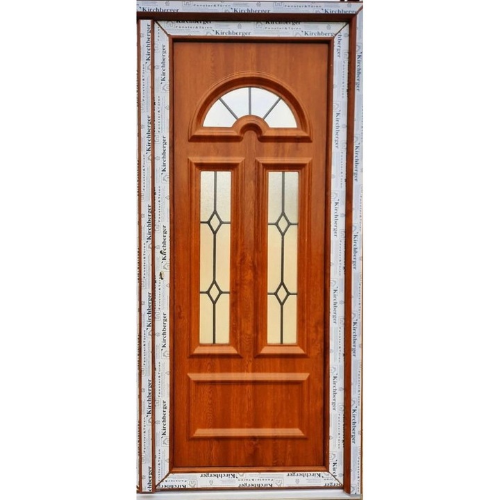 Usa simpla Roxi black 110x190 - Stejar auriu