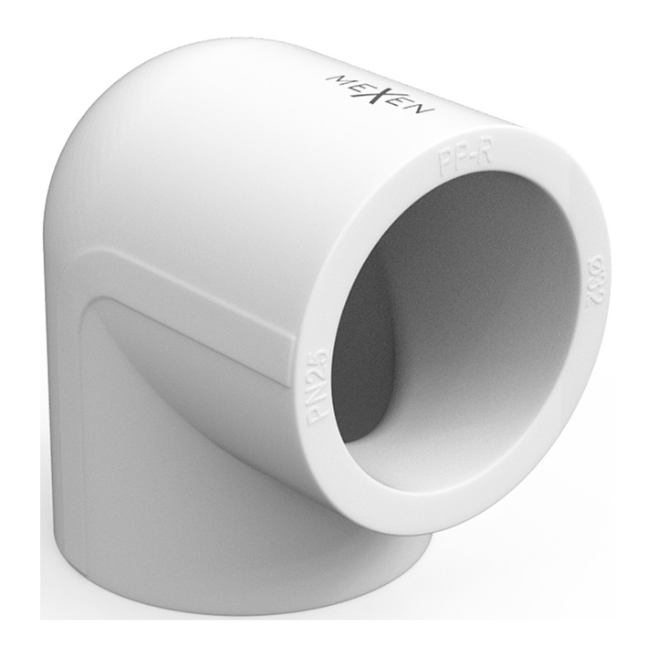 Cot PPR Mexen 90°, 40x40mm, PN25