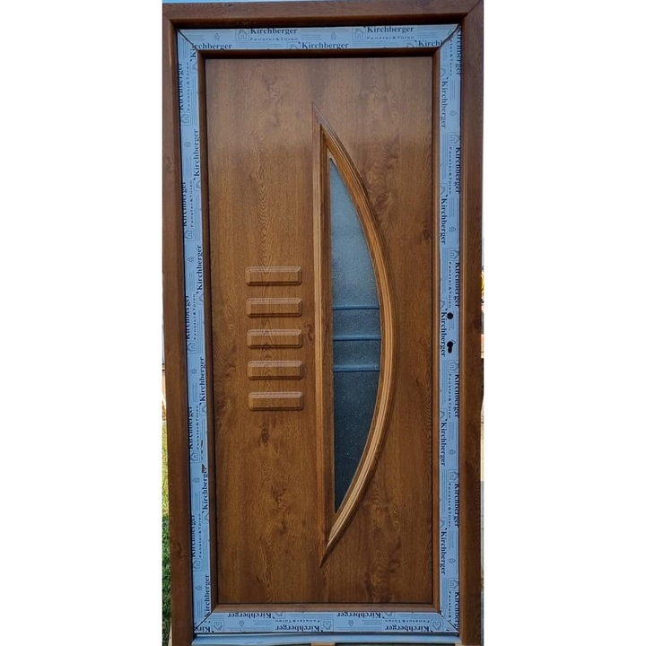 Usa simpla Semiluna black 100x190 - Stejar auriu