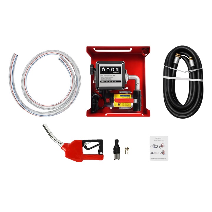 Pompa electrica pentru transfer de combustibil, 230V 200W, debit mare, constructie durabila