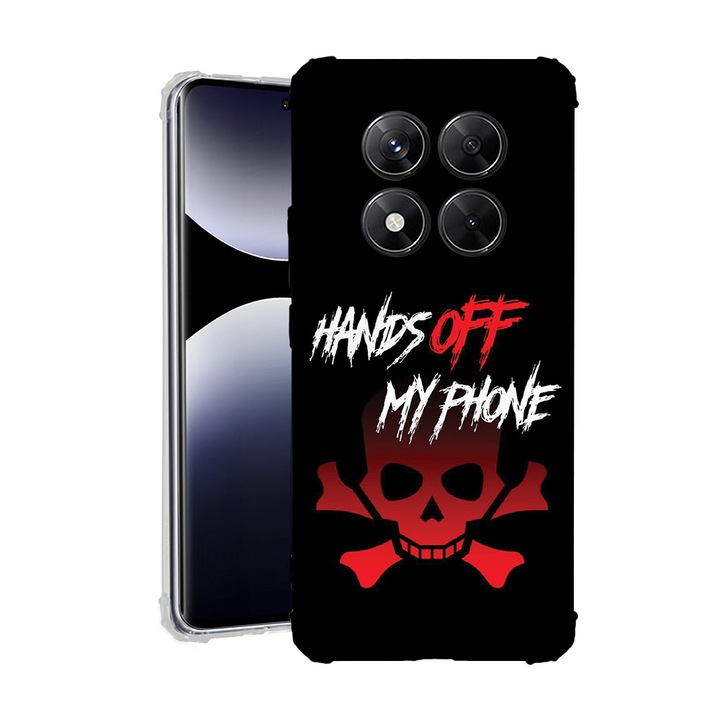 BestCase® Husa pentru Xiaomi Redmi Note 15 Pro Plus 5G cu Design Hand Of My Phone, Anti Shock, Reinforced 4 Corners, 2078502 AS 1166