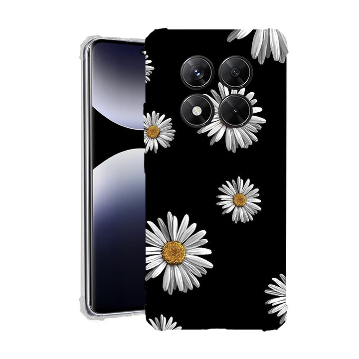 BestCase® Husa pentru Xiaomi Redmi Note 15 Pro Plus 5G cu Design Daisy Pattern, Anti Shock, Reinforced 4 Corners, 2078502 AS 1137