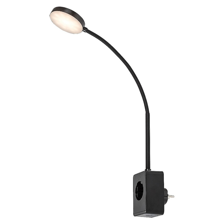 Rabalux Tivro LED fali lámpa 4W 320 lm 3000-6500K fekete magasság 335mm IP20