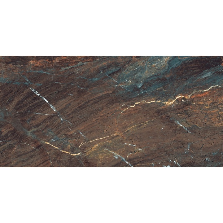 Mexen Sintra Pamant gresie glazurata rectificata G1, placa de podea si perete 120 x 60 cm, luciu inalt - TL204-120-060-02