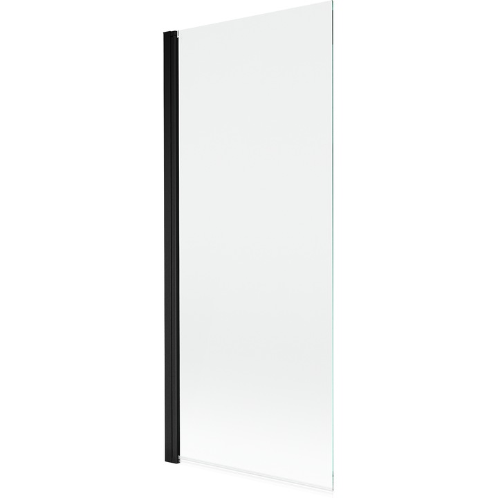 Paravan de dus Mexen Mist 1-batant 80x150cm, transparent, negru