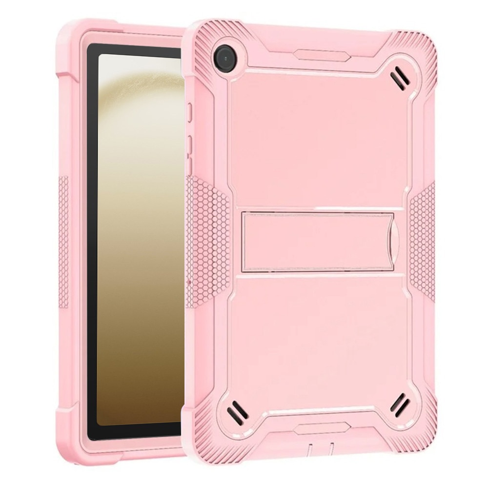 [Pachet 360°] Husa + folie din sticla pentru Samsung Galaxy Tab A11 Plus 11 inch Rugged Heavy Duty - roz