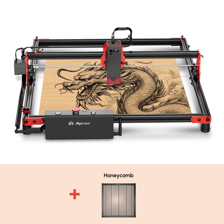 Gravor laser DIY KIT 10W, viteza mare, 400x400mm, aluminiu